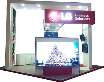 stand custom fabricado por display